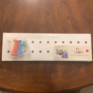Peg Board with hooks